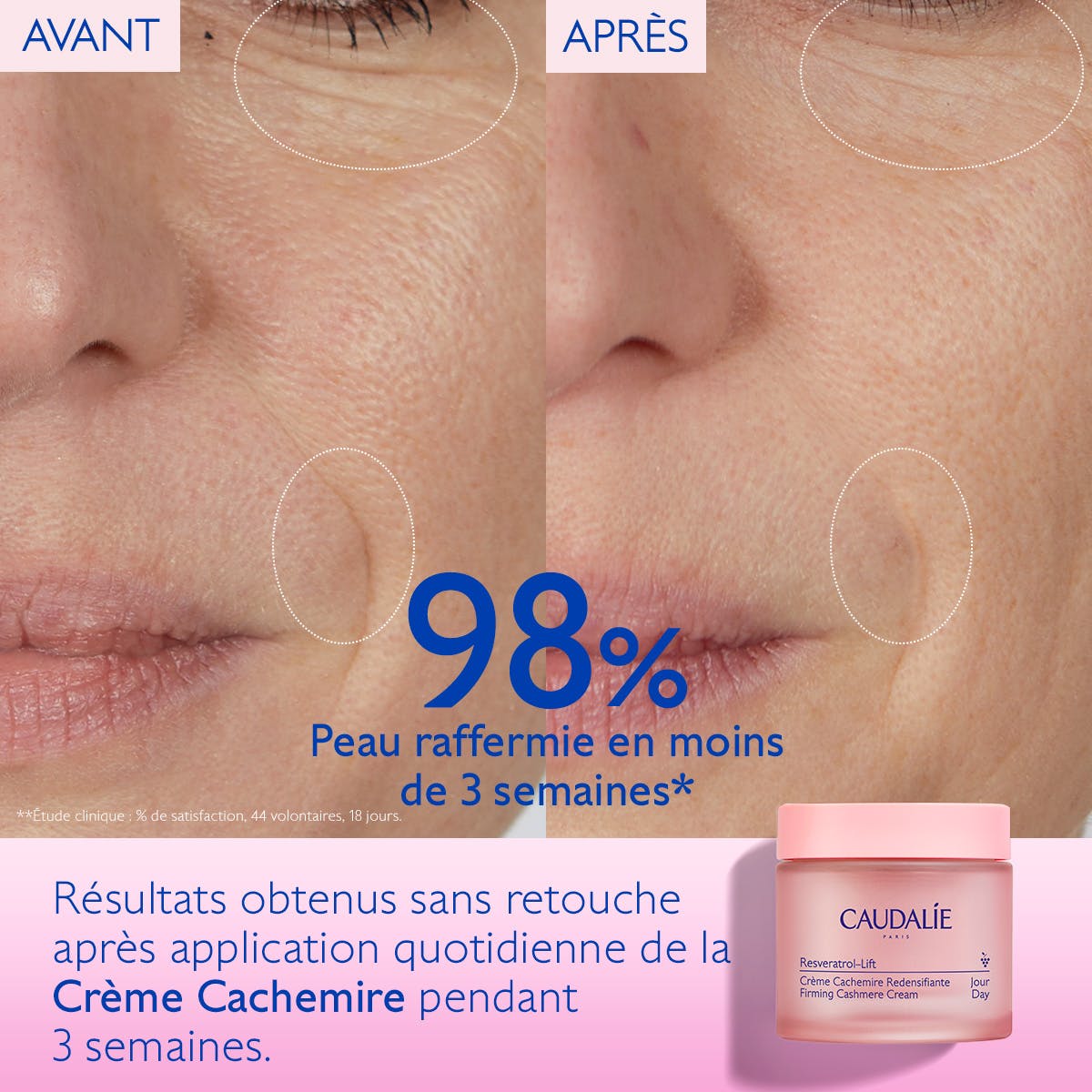 creme caudalie peau mature cacemire resultats