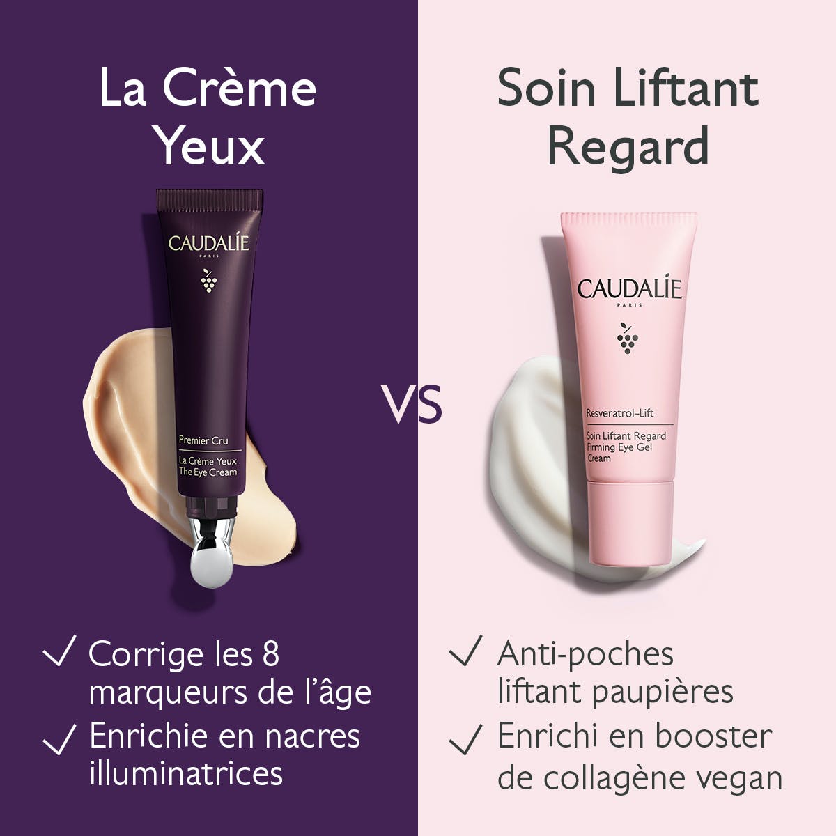 creme yeux caudalie premier cru vs resveratrol lift