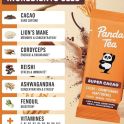Panda Tea Super Cacao Sticks 14 Portions