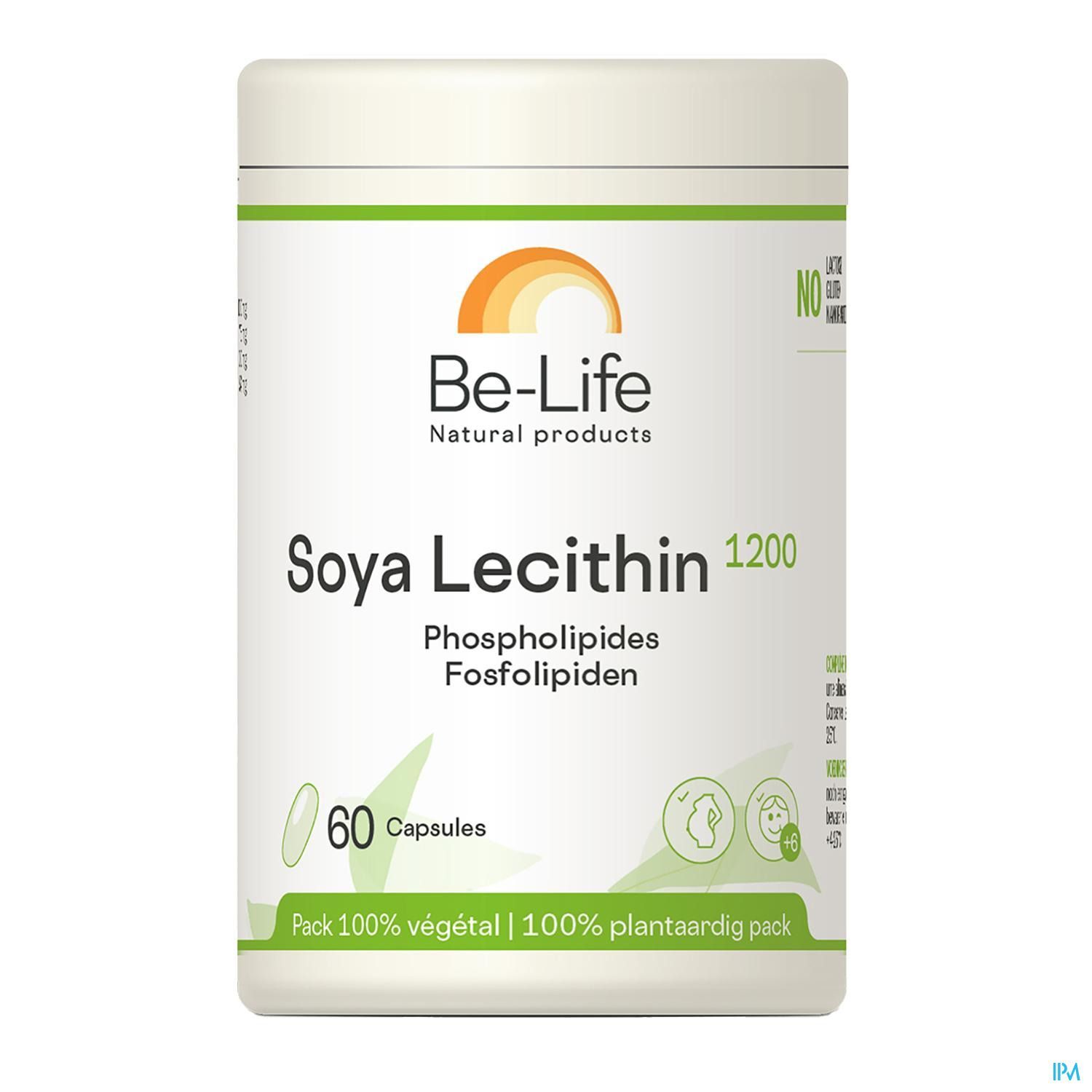 Soya Lecithin 1200 60 Gélules.