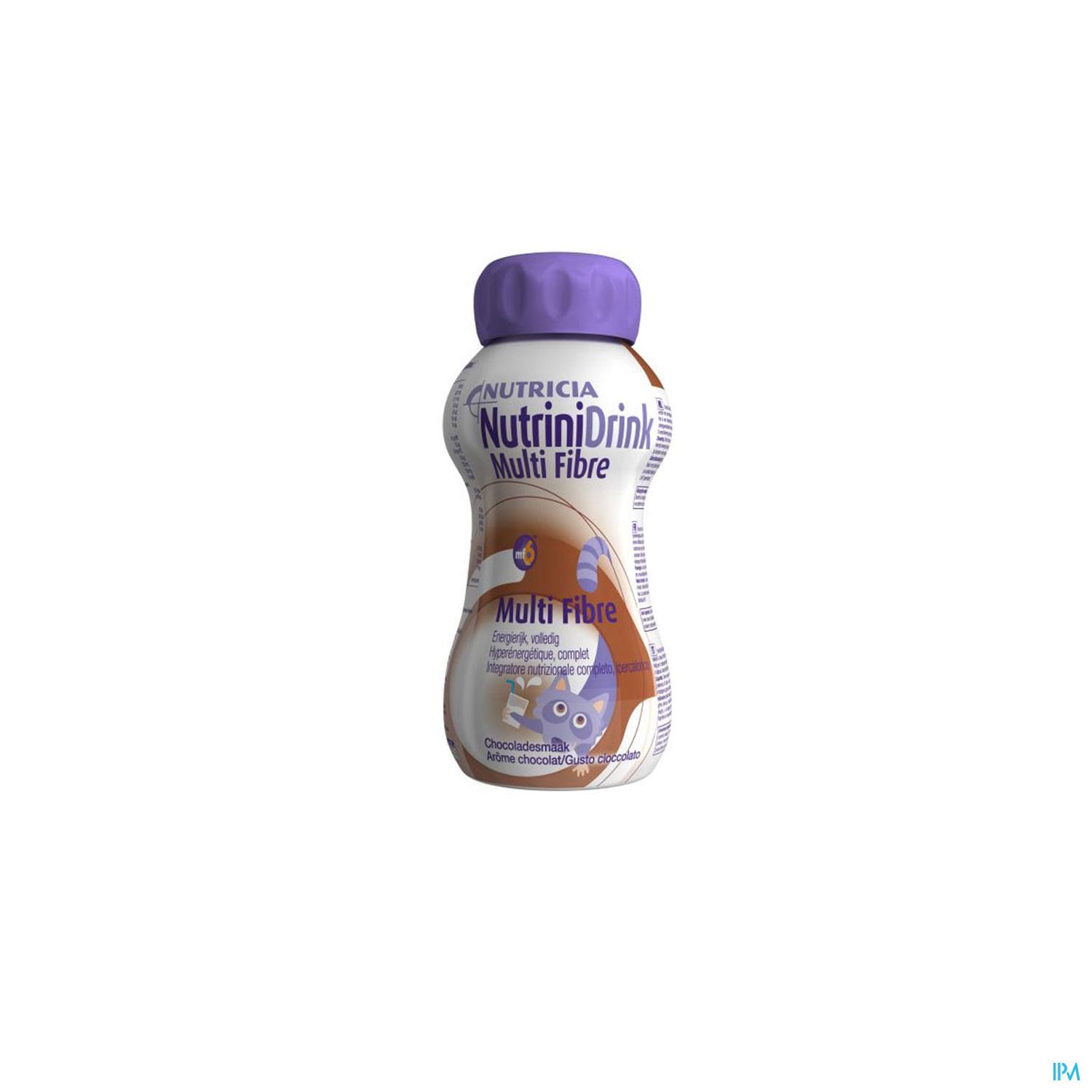 Nutrinidrink Multi Fibre Strawberry 200ml main image 1