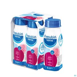 Fresubin Yodrink Framboise Easy Bottle 4x200ml