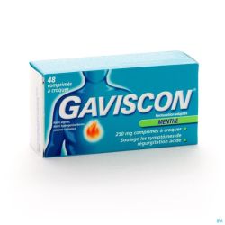 Gaviscon Menthe 48 Comprimés