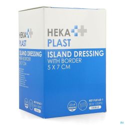 Hekaplast Border Pansement Ile Sterile 5x7cm 50