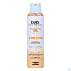 Isdin Fotoprotector Spray Transparent Wet Skin Ip30 250ml