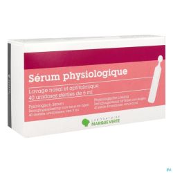 Marque V Sérum Physiologique Unidoses 40x5ml