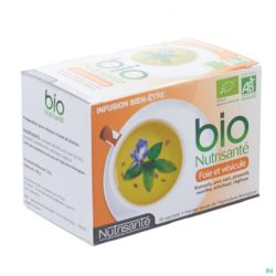 Thé Infusettes Bio Detox Nutrisanté 20 Sachets