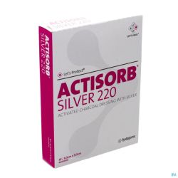 Actisorb Silver 220 Cp 9,5x 6,5cm 10 Mas065de