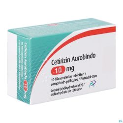 Cetirizin Aurobindo 10mg Comprimés Pell 10