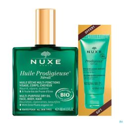 Nuxe Huile Prodigieuse 100ml+gel Douche Neroli 30ml Gratuit