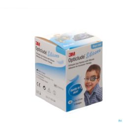 Opticlude Silicone Pansement Orthoptique Midi Boys 53mm X 70mm