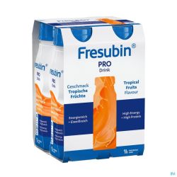 Fresubin Pro Fruits Tropicaux Flacon 4x200ml