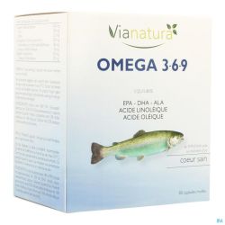 Omega 3-6-9 Via Natura 80 Gélules