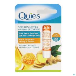 Quies Stick Lèvres Peau Sensible Miel&gingembre