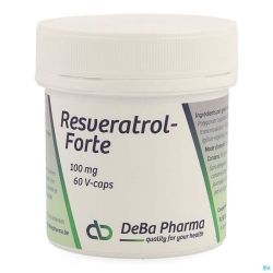 Resveratrol Forte Deba 60 Gélules 100 Mg