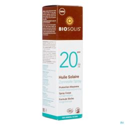 Biosolis Sunoil Spf20 Spray Bio 100 Ml