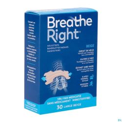Breath Right Bandelettes Nasales Tanned Peau Normale