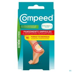 Compeed Pansement Ampoules Extrême 10 Pièces