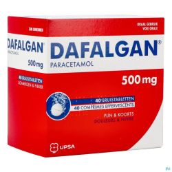 Dafalgan 500mg Comprimés Effervescents 40