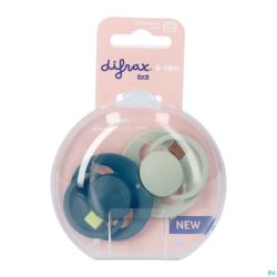 Difrax Dynamic Sucette 6-18m Prime Pistac./green 2