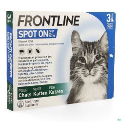 Frontline Spot On Chat pour Pipettes 3x0,50ml