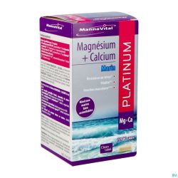 Mannavital Magnesium + Calcium Marin V-gélules 120