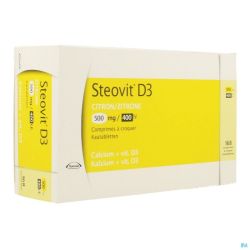 Steovit D3 Citron 168 Comprimés A Croq 400 Ui