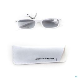 Sunreader Lunettes Lecture Solaire +1.50 Blanc