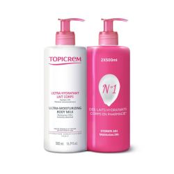 Topicrem Ultra Hydra Corps 500ml Duo Deux Flacons