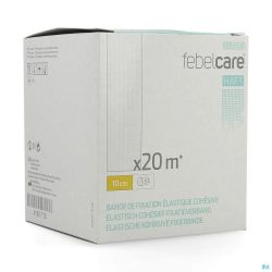 Febelcare Haft Bande de Fiation Elastique Cohésive 10cmx20m