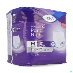 Tena Proskin Pants Night Super Medium 10