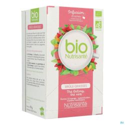 Thé Infusttes Bio Brule Graisse Nutrisanté 20 Sachets