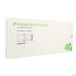 Mepilex Border Post-op Pans 10x25cm 5 496455