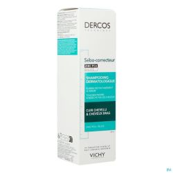 Vichy Dercos Shampooing Sébo-Correcteur Cheveux Gras 200ml