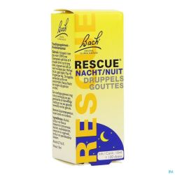 Bach Fleurs Rescue Gouttes Nuit 3452 10 Ml