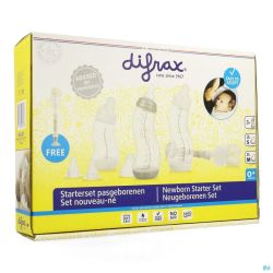 Difrax Set Nouveau-ne Brosse Biberon Neutre