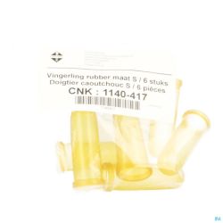 Doigtier Latex Small Pontos 6 Pièce