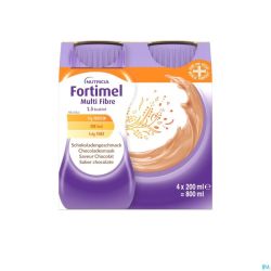 Fortimel Multifiber 1.5kcal Chocolat 4x200ml