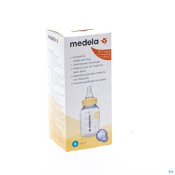 Medela biberon plast lt maternel+tétine slow flow