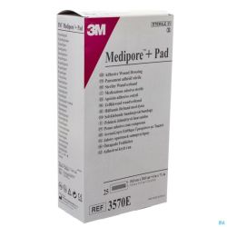 Medipore + Pad 10x20cm 3570e 25 Pièce