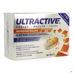 Ultractive Magnesium 630mg Comprimés 60