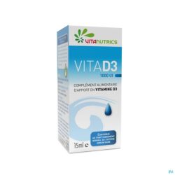 Vita D3 1000ui Vegan Vitanutrics Gouttes 15ml