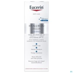 Eucerin Hyaluron-filler 3x Effect Crème de Jour Ip15 Peaux Normales à Mixtes 50ml