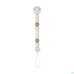 Heimess Attache Sucette Bois Etoile Gris
