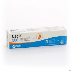 Cacit 500 Mg 20 Comprimés Effervescents