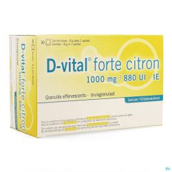 D-vital Forte Citron 1000/880 30 Sachets