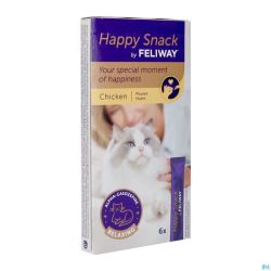 Feliway Happy Snack Chicken Sticks 6x15g