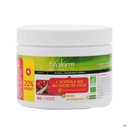 Fitoform Veggie Acerola 100 Bio Comprimés 60