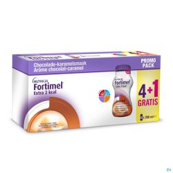 Fortimel extra 2kcal promo4+1 choco caram. 5x200ml