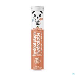 Panda Tea Hydratation Pêche Comprimés Effervescents 20